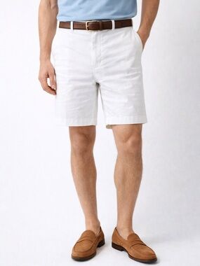 ✨ Brooks Brothers 346 White Chino Shorts | Men’s Size 38 | 100% Cotton